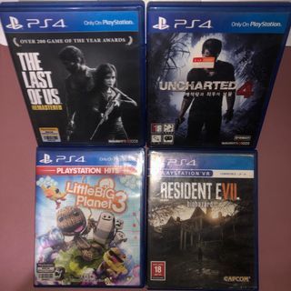 (TAKE ALL) PS4 Games - The last of us, Uncharted, Little Big Planet, Resident Evil