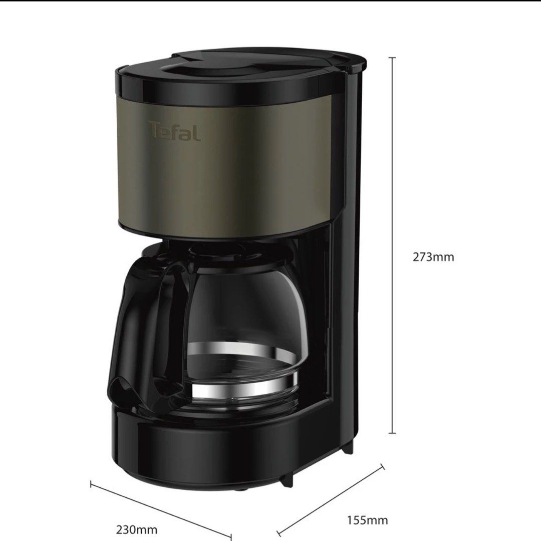 Tefal Delfini Mini Coffee Maker CM312DKR (Category: Coffee Machines & Makers) located in Manila. Submitted by jhcollections (Listing ID 1300008615, Image 2). Description: Tefal Delfini Mini Coffee Maker CM312DKR Mini size, 0.6L Good as new original price: 3495 No box Location: Malate Manila .