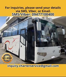 Tourist Bus and Coaster for Rent | Tourist Bus Rental | Educational Tour Services