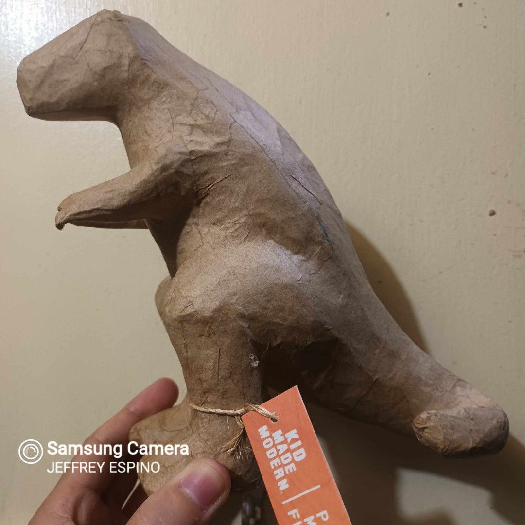 T-Rex Paper Mache trex (Category: Figurines & Statues) located in Quezon City. Submitted by jeffreyespino (Listing ID 1299954060, Image 1). Description: BIG TRex Php250 We accept cash, GCash / Maya 09152688298, 09989968742, BPI, BDO, LBC, Cebuana Lhuiler, MLhuiler and Palawan Express payments. For faster transaction sms us thru 09989968742 Deliver / pick up thru Grab, Lalamove, Borzo, Toktok etc. Shipping via JRS Express or LBC (delivery or shipp