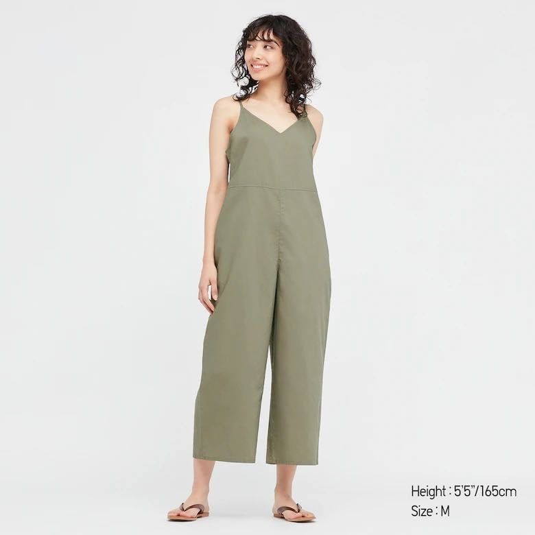 Uniqlo Linen Blend Camisole Jumpsuit