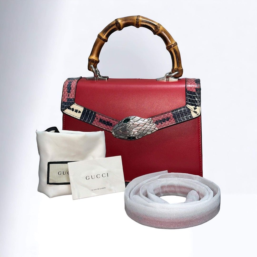 Unused Gucci Lilith Bamboo Top Handle Luxury Bags Wallets on Carousell