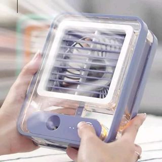 USB Rechargeable Portable Desk Cooling Mist Fan Sa Humidifier Water Nano Spray Fans