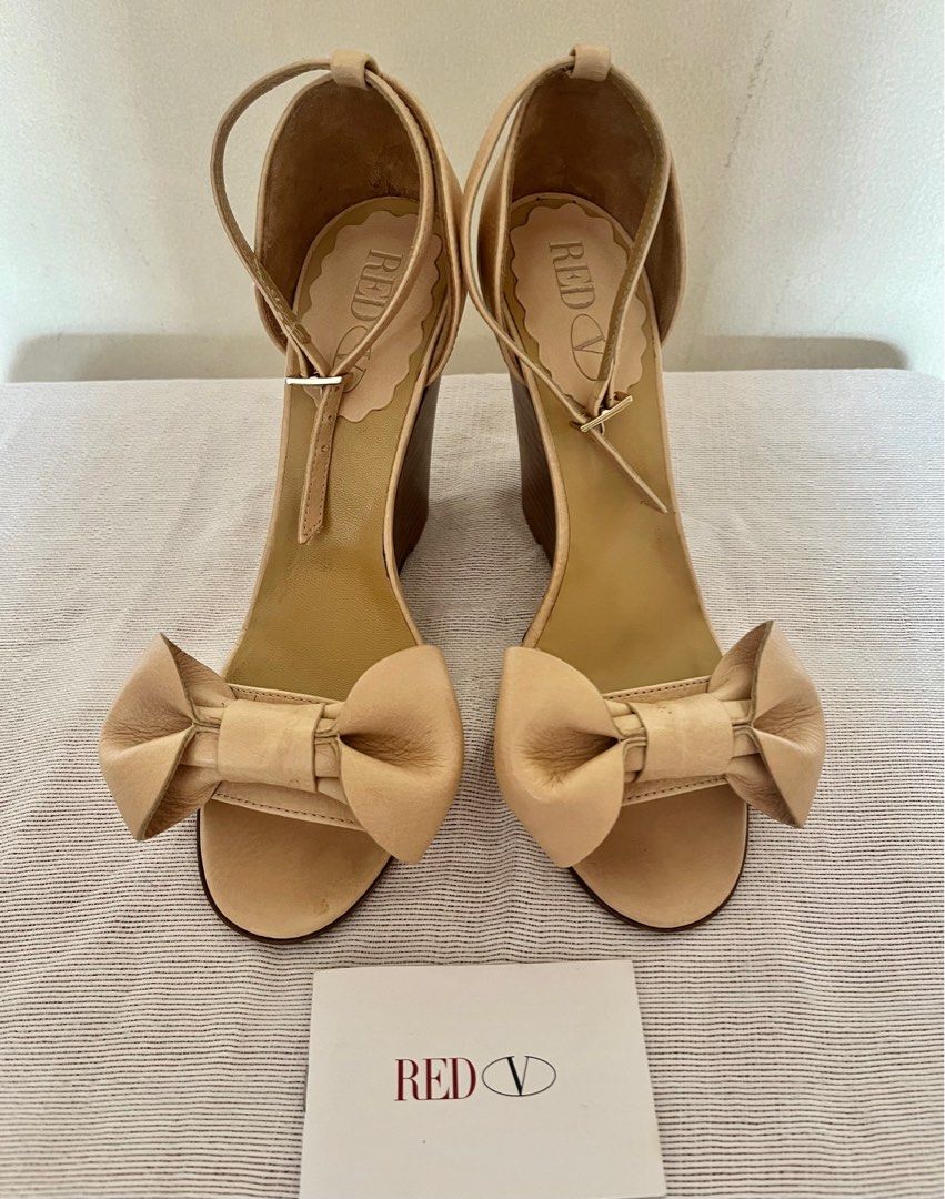 Red valentino newest chamfered scarpe