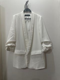 Zara blazer white