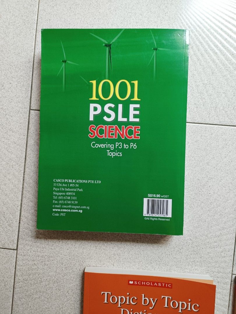 1001 PSLE Science P3 to P6 topics, Step-by -step Mathematics P3, Topic ...