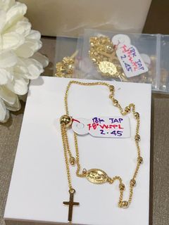 18K Japan Gold rosary bracelet