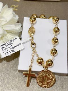 18K Japan Gold Rosary bracelet