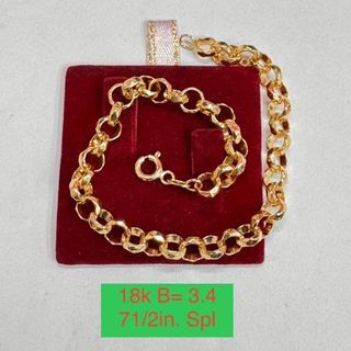 18K Saudi Gold Tauco Bracelet