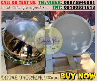360 Degree View Acrylic Safety Convex Full Dome Mirror