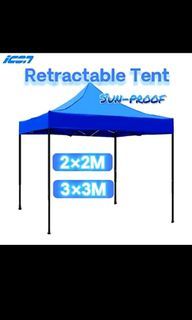 3x3 Meters Folding/Retractable Tent (blue)
