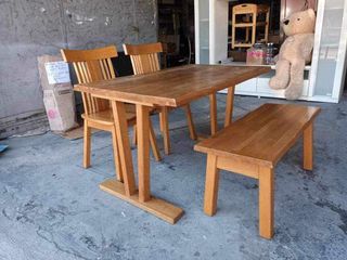 4 Seater Dining Set with Bench