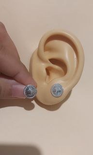 925 Silver Roman Coin Earrings