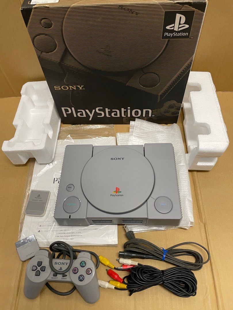 中古美品日版Sony PlayStation 1 PS1 ps one 原裝無改機scph-1000 直讀 