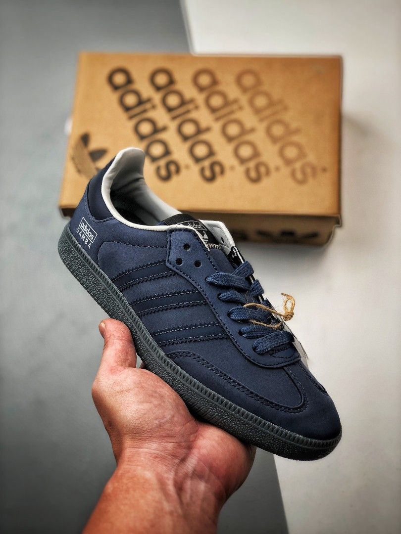 adidas Samba OG Shoes - Blue shoes, Men's Fashion, Footwear, Sneakers on  Carousell