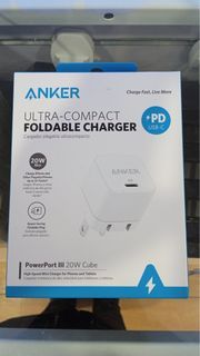 ANKER Ulta Compact Foldable Charger - 20W SEALED