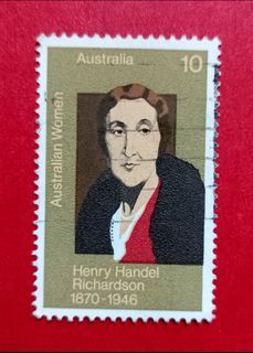 Australia Stamp 10 Cents Henry Handel Richardson 1975