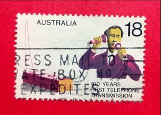 Australia Stamp 18 Cents Centenary of the Telephone 1976