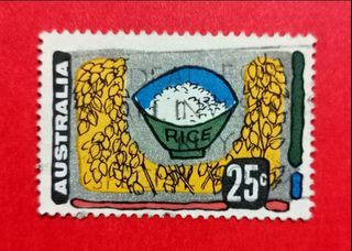 Australia Stamp 25 Cents Rice 1966