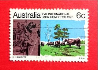 Australia Stamp 6 Cents XVIII International Dairy Congress 1970