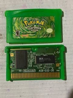 Authentic GBA cart Pokemon Leafgreen US (Clean Label)