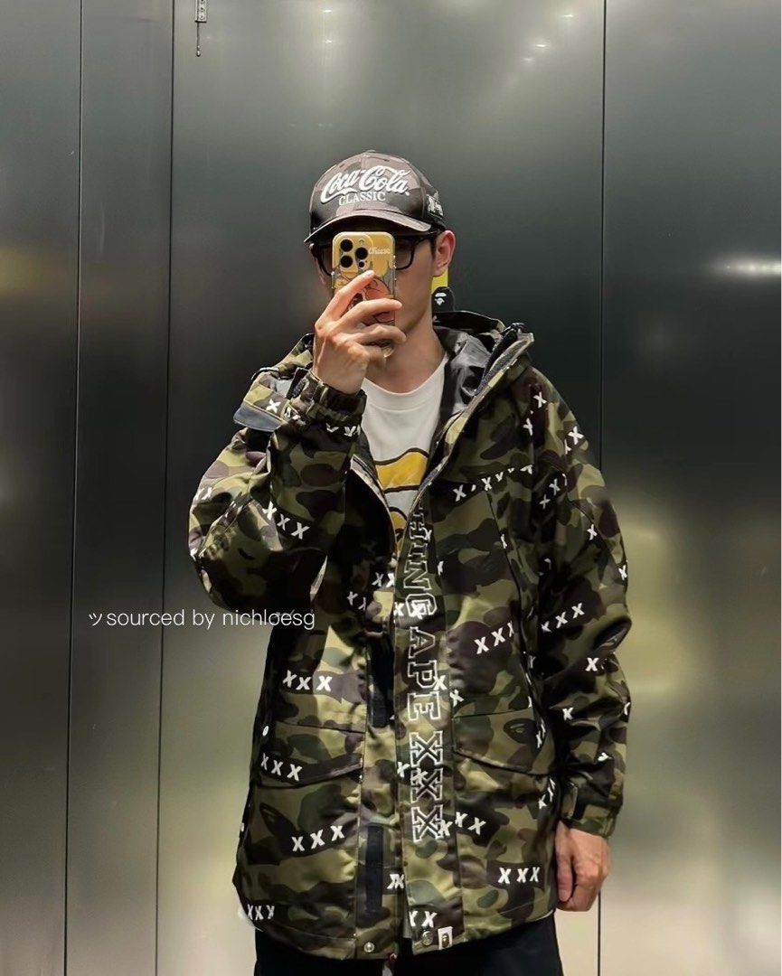 BAPE X GOD SELECTION XXX SNOWBOARD JACKET