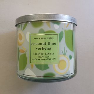 BATH & BODYWORKS Coconut Lime Verbena 3-wick candle BBW