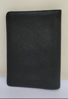 Black Genuine Soft Leather Passport Holder
