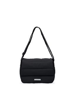 Black Poofy Bag with longer straps | Beyond The Vines