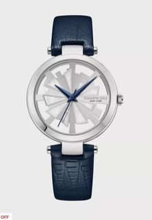 BNEW with orig box - Kenneth Cole Blue Analog Leather Strap Watch for Women - steal price for Php4.5k