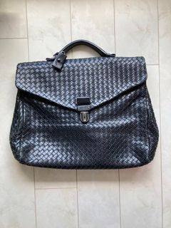 Bottega veneta briefcase Intrecciato Black Leather