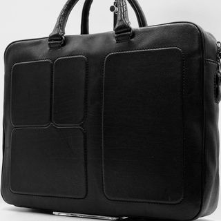 Bottega Veneta Intrecciato business bag leather black