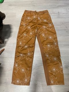 Brown cute pants