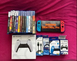 BUNDLE: PS5 GAMES, PS4 GAMES AND DUALSENSE CONTROLLER FOR SALE