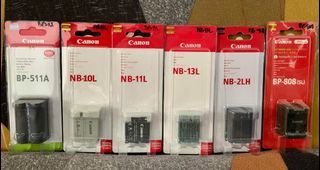 CANON BATTERY & CHARGERS
