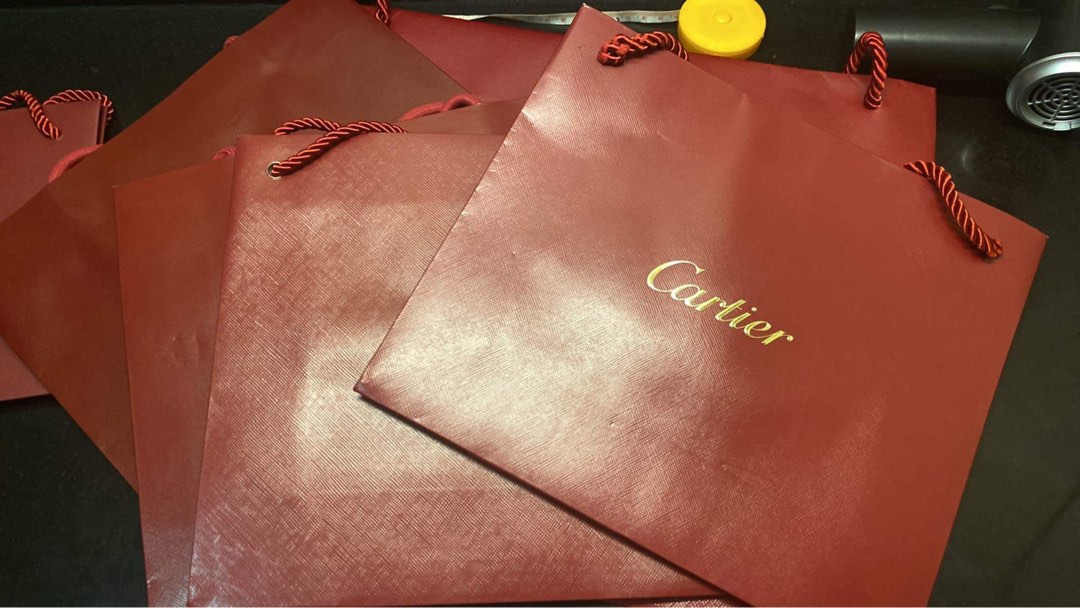Cartier paper bag Luxury Bags Wallets on Carousell