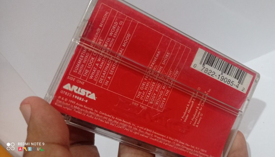 [CASSETTE] KENNY G CLASSICS IN THE KEY OF G, Hobbies & Toys, Music