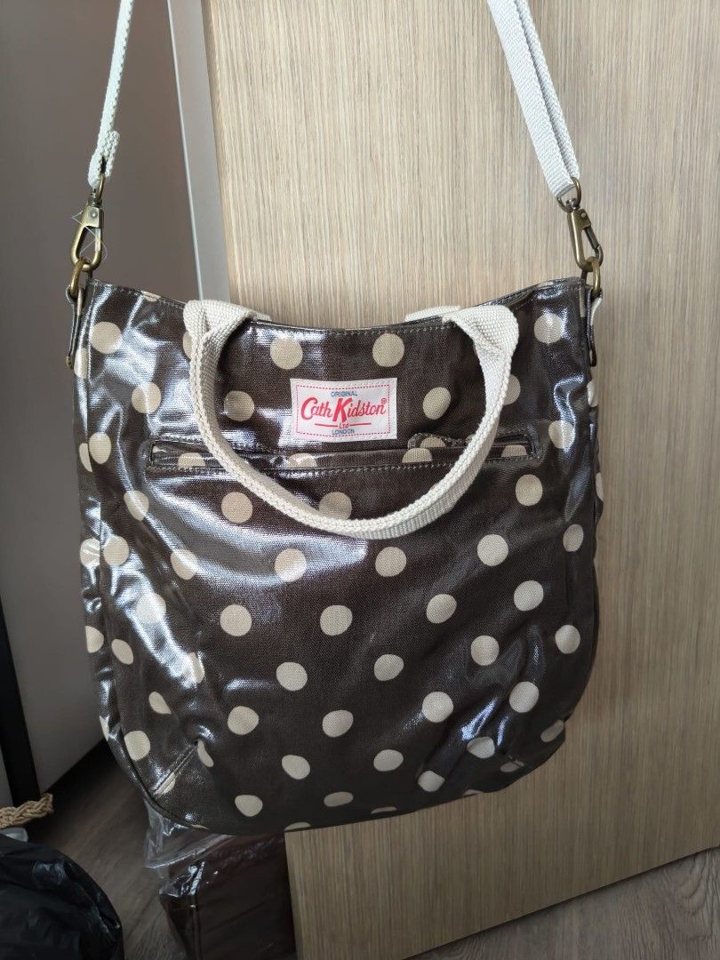 Cath kidston grey spot bag discount