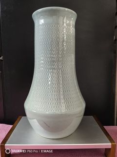 Celadon Vase  tall 17"