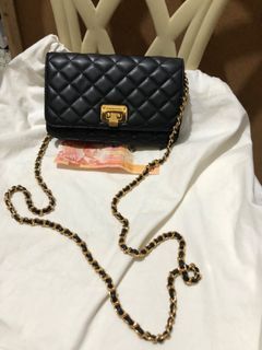 Charles and Keith chain wallet bag