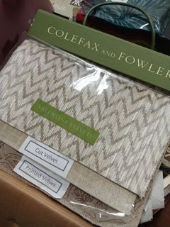 Colefax and Fowler Velvet Swatch Book WHOLE