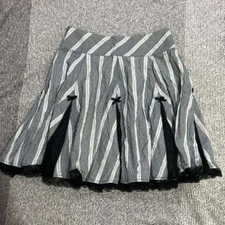 Coquette Skirt | Ribbon Skirt | Stripes Skirt