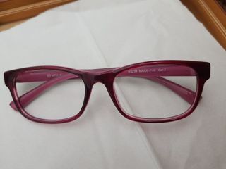 FROM KOREA: Magenta Specs (No lenses) - A332 Frame Eyeglasses