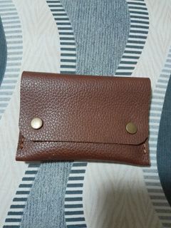 Full Grain Vegetable tanned leather coin purse