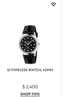 Gucci G-TIMELESS WATCH 42MM