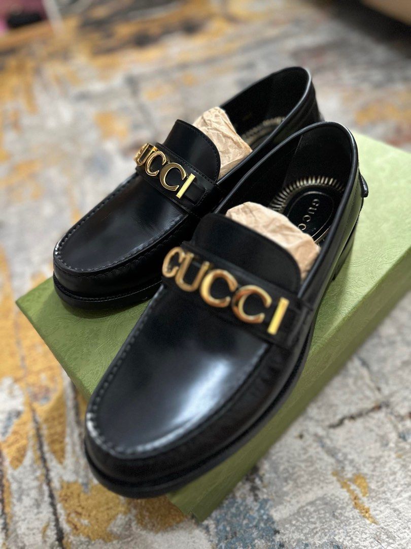 Gucci men's slip on loafers shop