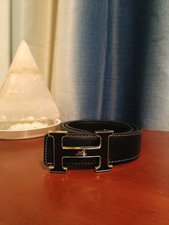Hermes black leather belt 🇯🇵