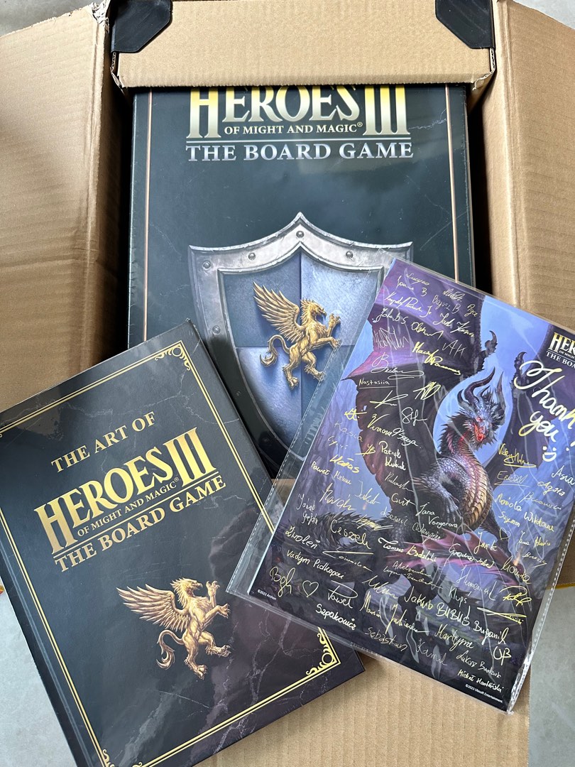 heroes of might and magic iii the board game Shaded/Big Box, Hobbies ...