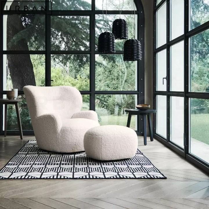 HERTA Modern Boucle Leisure Chair Furniture Home Living Furniture Chairs on Carousell