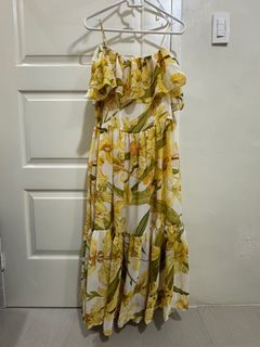 H&M Yellow Floral Dress